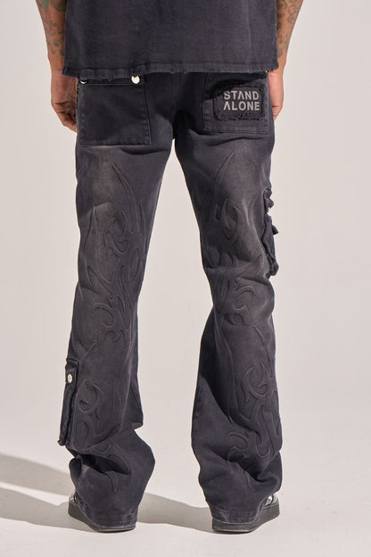 Aologne Dante Straight Pants from On Time Fashions – jeans by Aologne, Birmingham AL’s 1 fashion store and premier destination for streetwear, suits, kids fashion, and big & tall