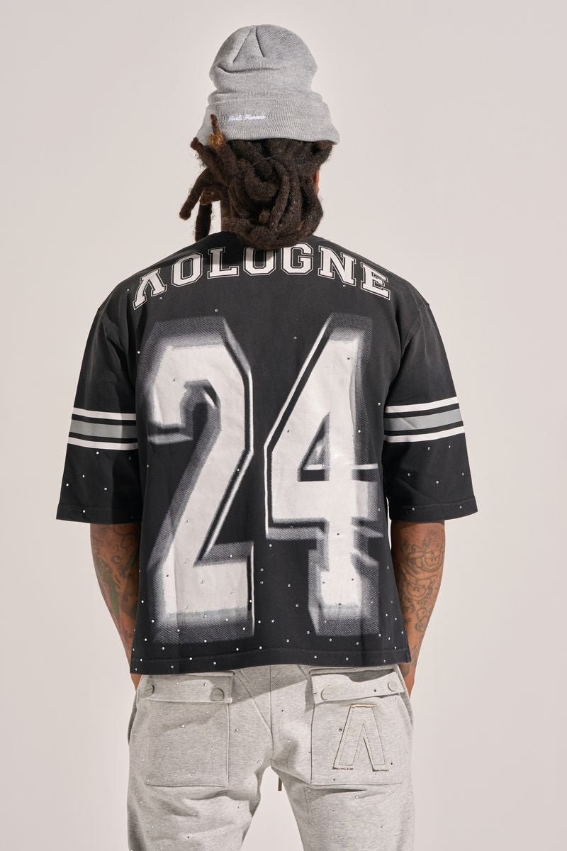 Aologne MVP Black Wash Tee from On Time Fashions – T-Shirt by Aologne, Birmingham AL’s 1 fashion store and premier destination for streetwear, suits, kids fashion, and big & tall