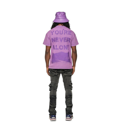 Aologne Never Alone Lavender Tee – view 2