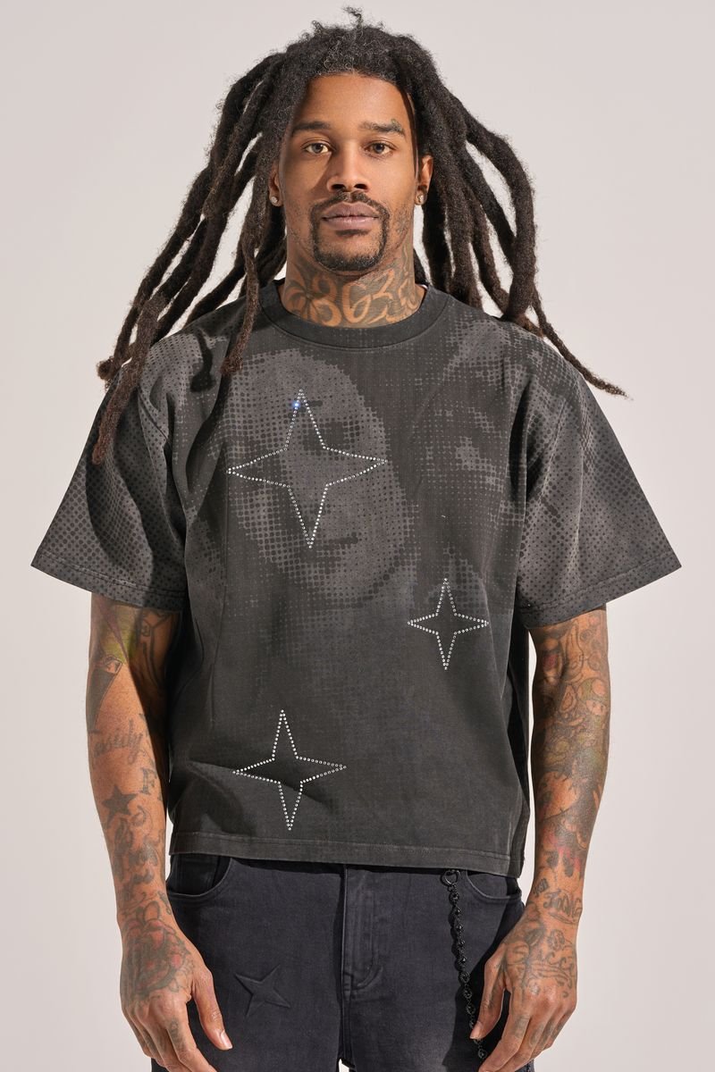 Aologne Venus Black Tee from On Time Fashions – T-Shirt by Aologne, Birmingham AL’s 1 fashion store and premier destination for streetwear, suits, kids fashion, and big & tall