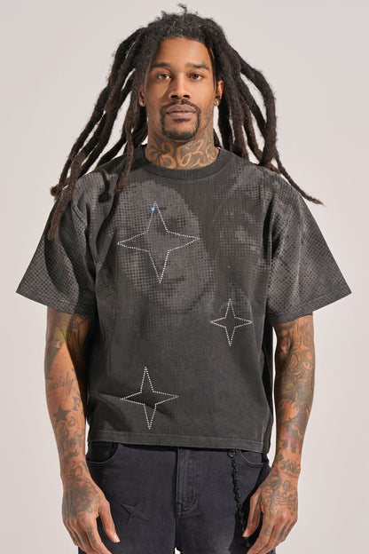 Aologne Venus Black Tee from On Time Fashions – T-Shirt by Aologne, Birmingham AL’s 1 fashion store and premier destination for streetwear, suits, kids fashion, and big & tall