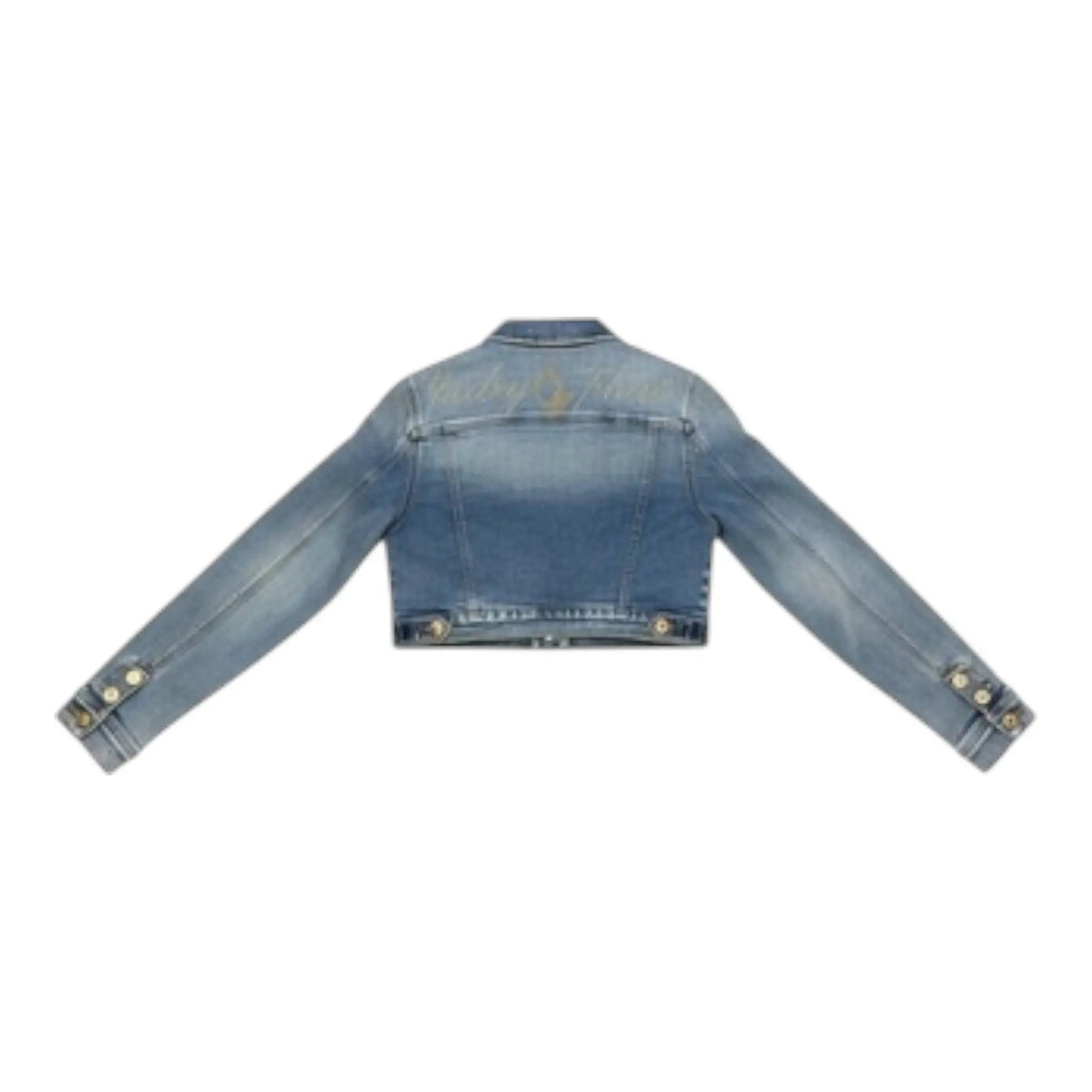 Baby Phat Two Tone Kitty Trucker Denim Jacket by Baby Phat
