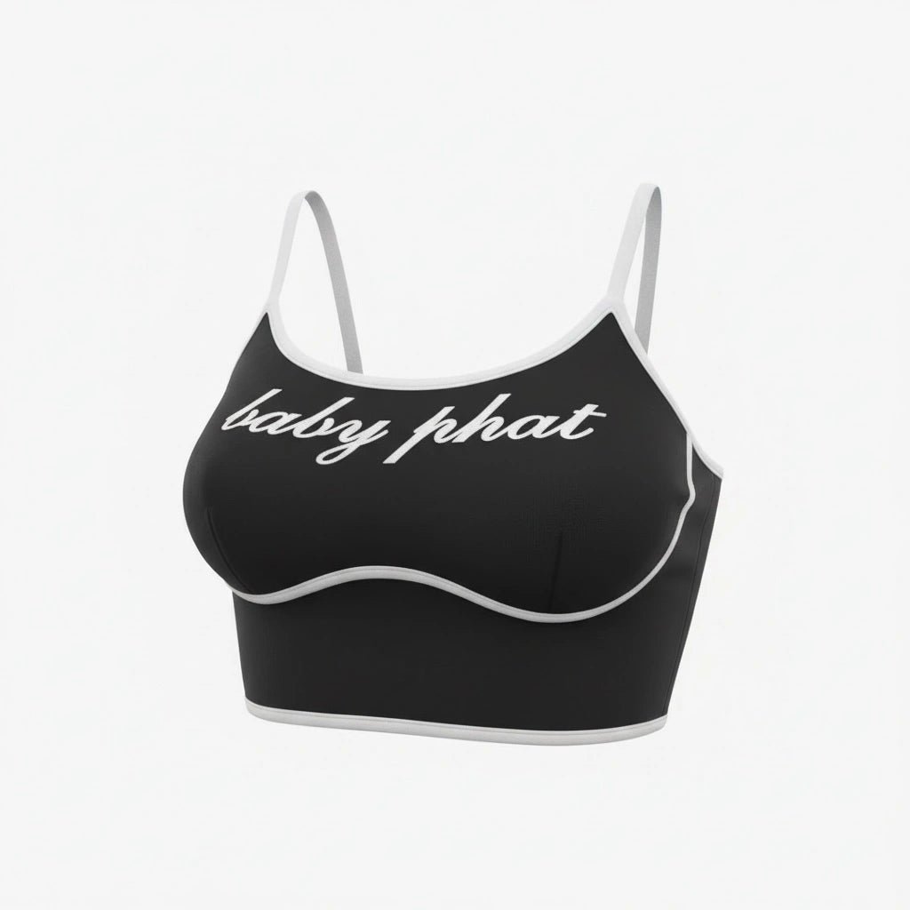 Baby Phat Catwalk Tank Top in Black, BP6A1905C