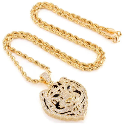 King Ice Bengal Tiger Necklace