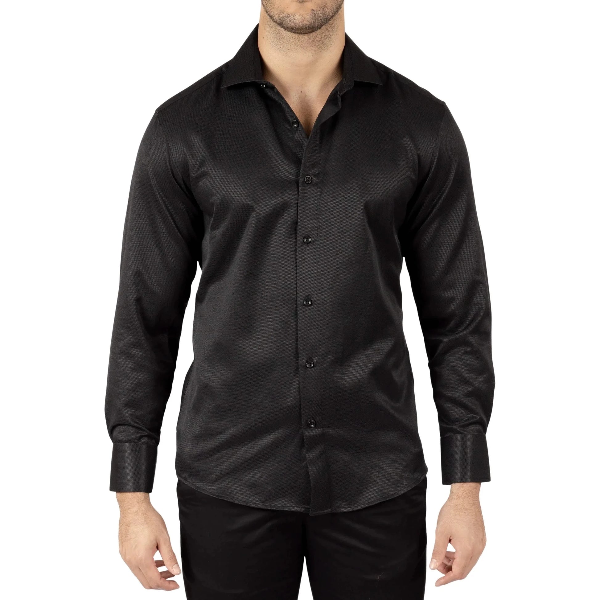 Bespoke Moda Button up Dress Shirt – 242216 from On Time Fashions – Dress Shirt by NEO NYC INC, Birmingham AL’s 1 fashion store and premier destination for streetwear, suits, kids fashion, and big & tall