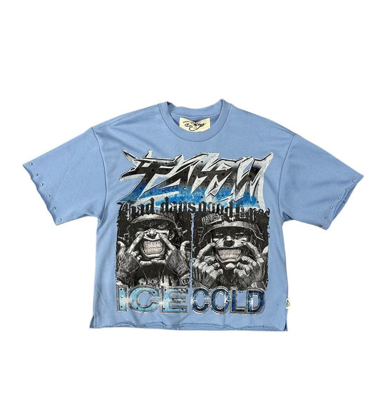 BKYS "Faith" French Terry Cropped Tee from On Time Fashions – T-shirt by BKYS, Birmingham AL’s 1 fashion store and premier destination for streetwear, suits, kids fashion, and big & tall