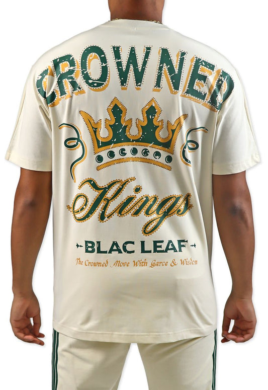 Blac Leaf Crowned Kings Tee from On Time Fashions – tee by Blac Leaf, Birmingham AL’s 1 fashion store and premier destination for streetwear, suits, kids fashion, and big & tall