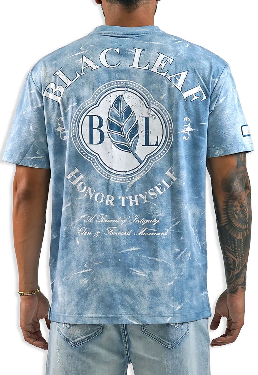 Blac Leaf Honor Thyself Blue Marble Shirt