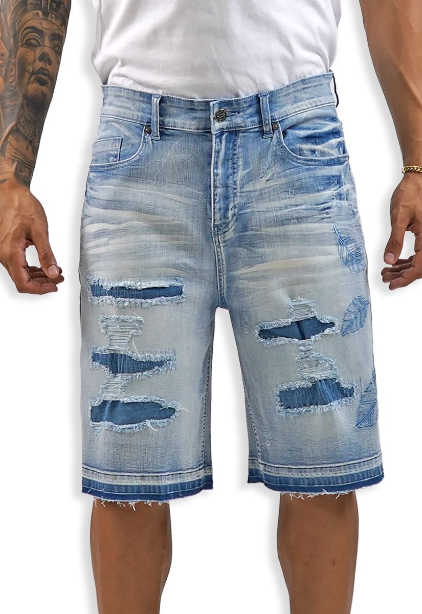 Blac Leaf Honor Thyself Denim Shorts