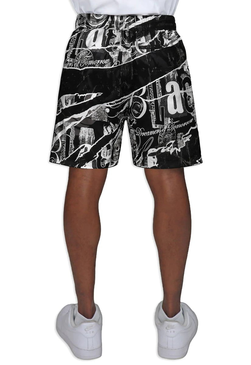 Blac Leaf Thinkers Of Today Shorts from On Time Fashions – shorts by Blac Leaf, Birmingham AL’s 1 fashion store and premier destination for streetwear, suits, kids fashion, and big & tall