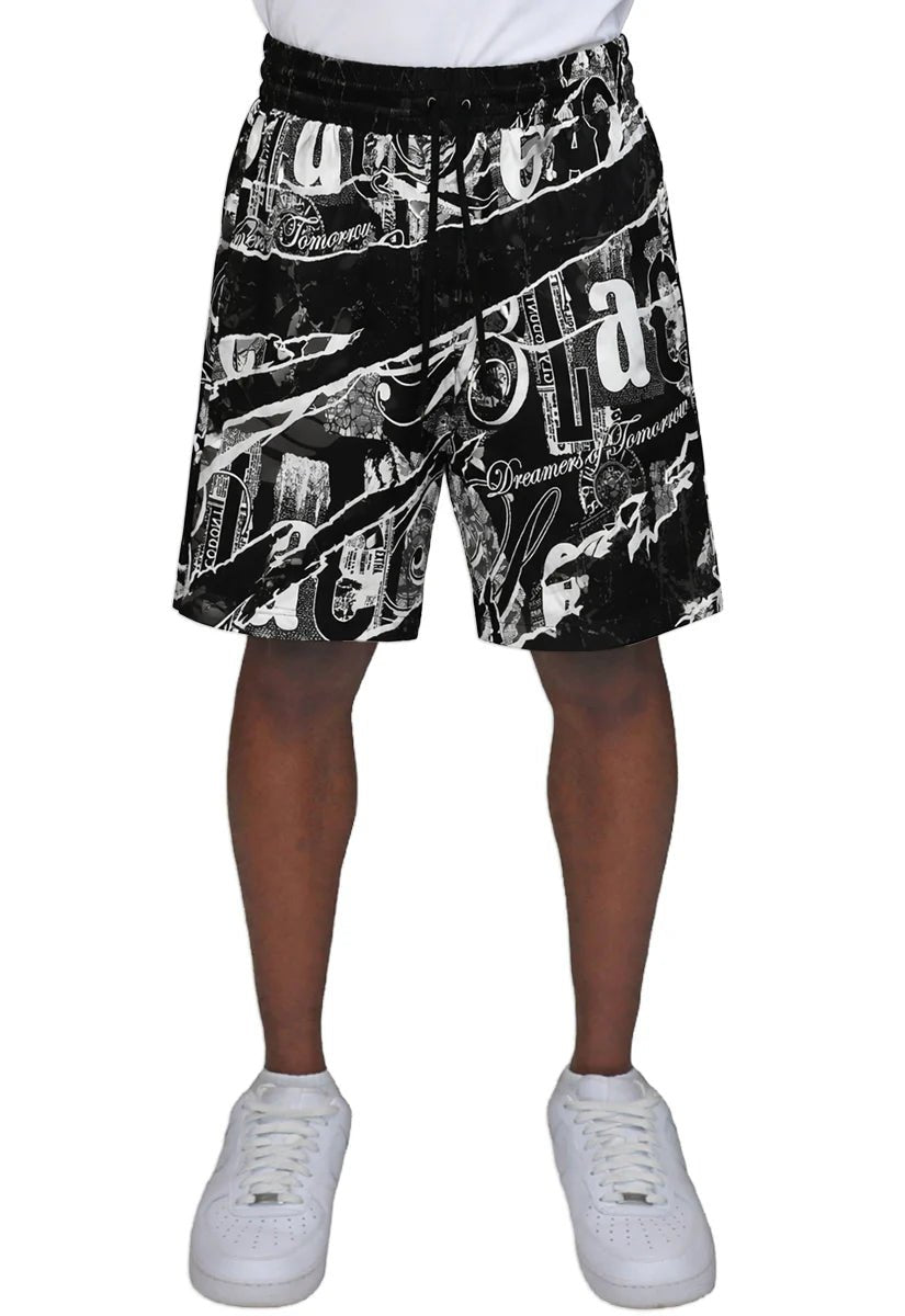 Blac Leaf Thinkers Of Today Shorts from On Time Fashions – shorts by Blac Leaf, Birmingham AL’s 1 fashion store and premier destination for streetwear, suits, kids fashion, and big & tall