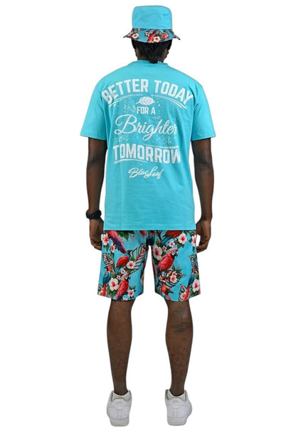 Blac Leaf Tropical Arrangement T-Shirt from On Time Fashions – T-shirt by Blac Leaf, Birmingham AL’s 1 fashion store and premier destination for streetwear, suits, kids fashion, and big & tall