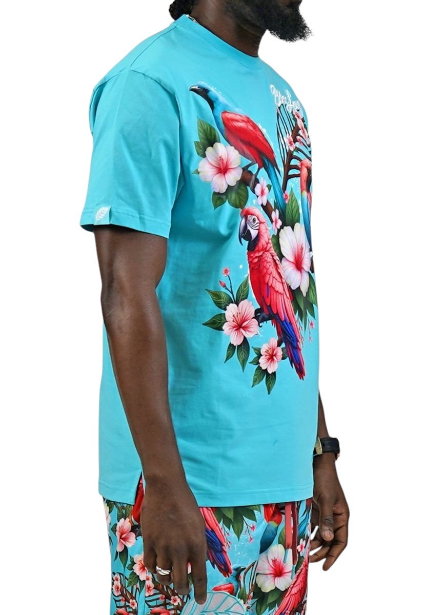 Blac Leaf Tropical Arrangement T-Shirt from On Time Fashions – T-shirt by Blac Leaf, Birmingham AL’s 1 fashion store and premier destination for streetwear, suits, kids fashion, and big & tall