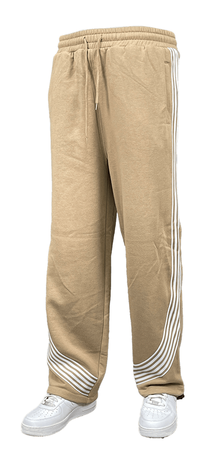 Blind Trust Striped Baggy Fleece Sweatsuit – BTF24019