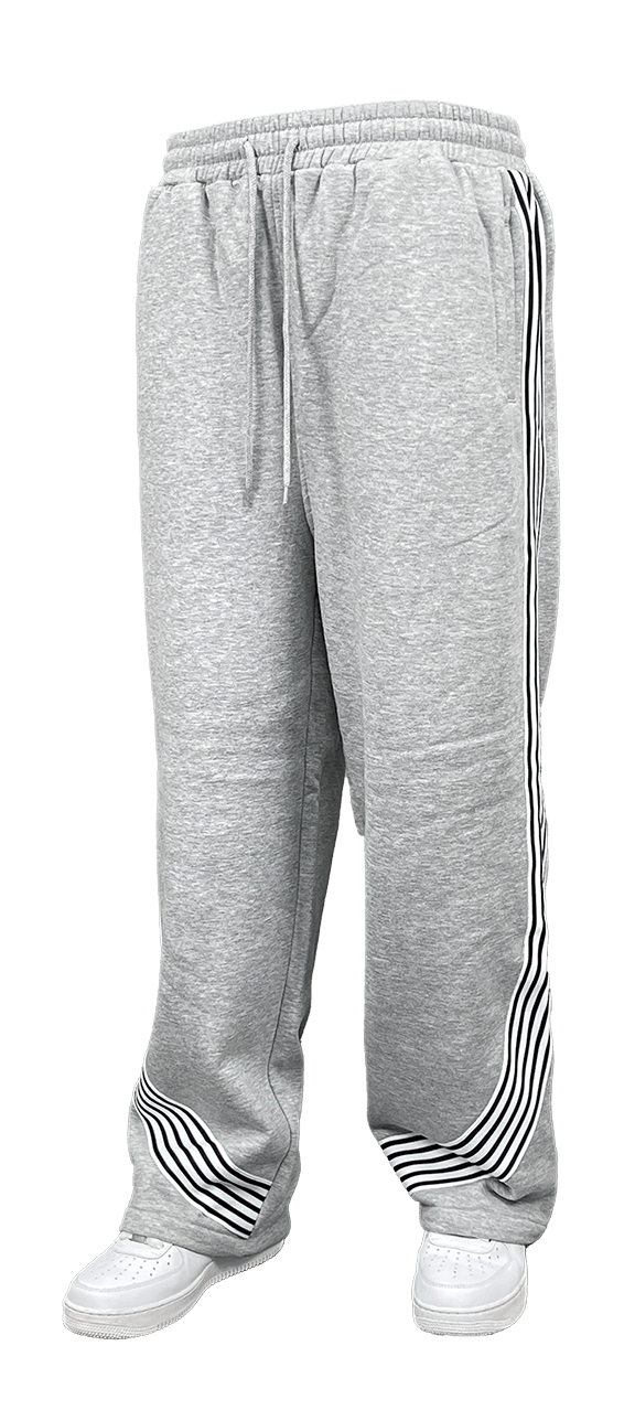 Blind Trust Striped Baggy Fleece Sweatsuit – BTF24019