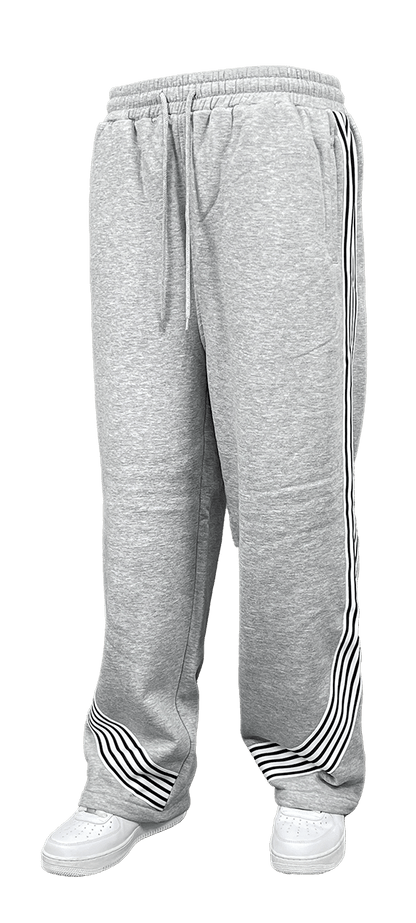 Blind Trust Striped Baggy Fleece Sweatsuit – BTF24019