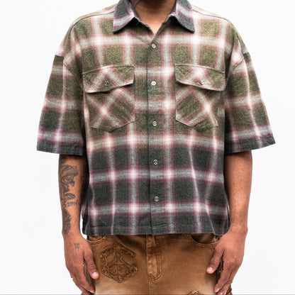 Campus Goods Saint Sun Fade Flannel from On Time Fashions – Shirt by Campus Goods, Birmingham AL’s 1 fashion store and premier destination for streetwear, suits, kids fashion, and big & tall