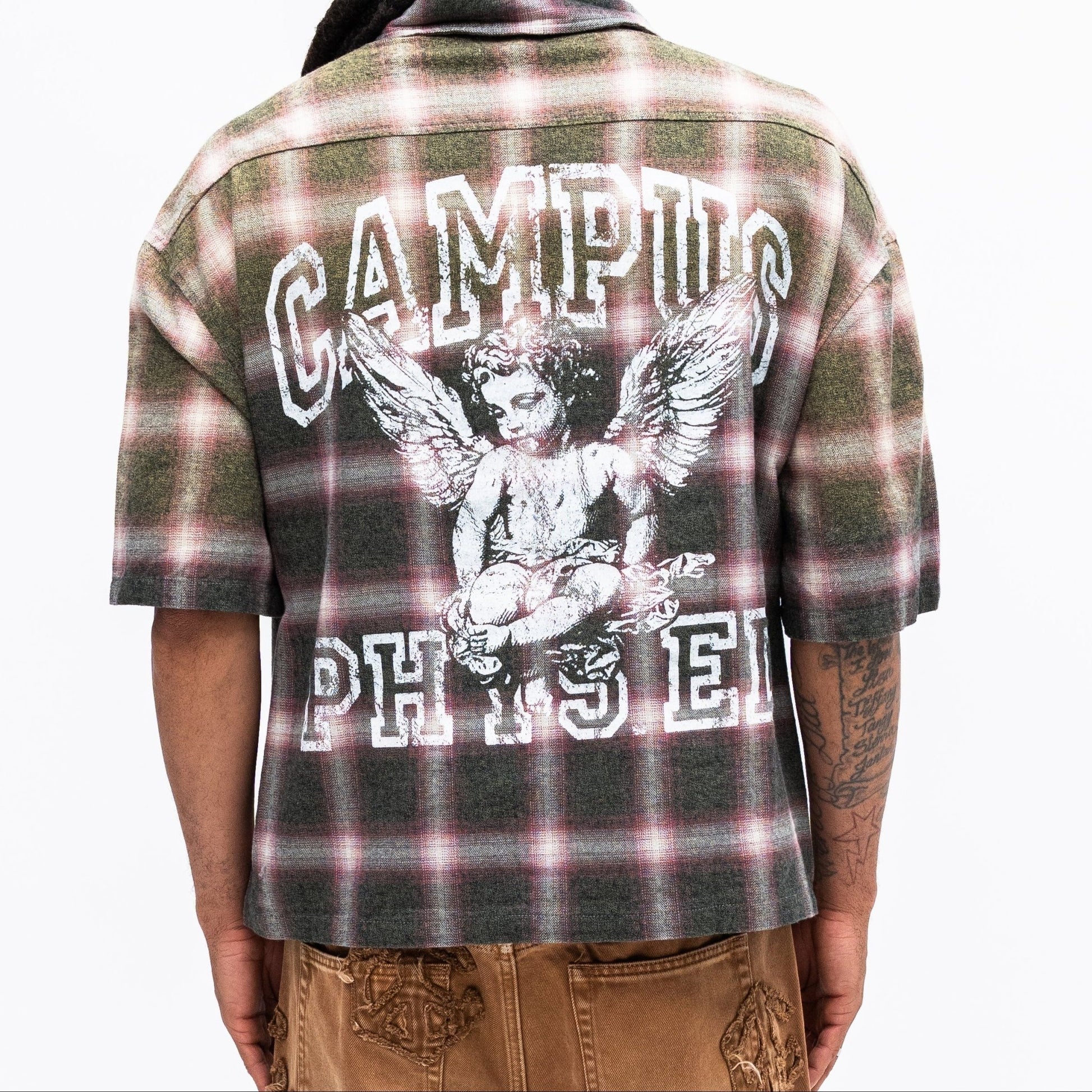 Campus Goods Saint Sun Fade Flannel from On Time Fashions – Shirt by Campus Goods, Birmingham AL’s 1 fashion store and premier destination for streetwear, suits, kids fashion, and big & tall