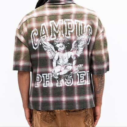 Campus Goods Saint Sun Fade Flannel from On Time Fashions – Shirt by Campus Goods, Birmingham AL’s 1 fashion store and premier destination for streetwear, suits, kids fashion, and big & tall