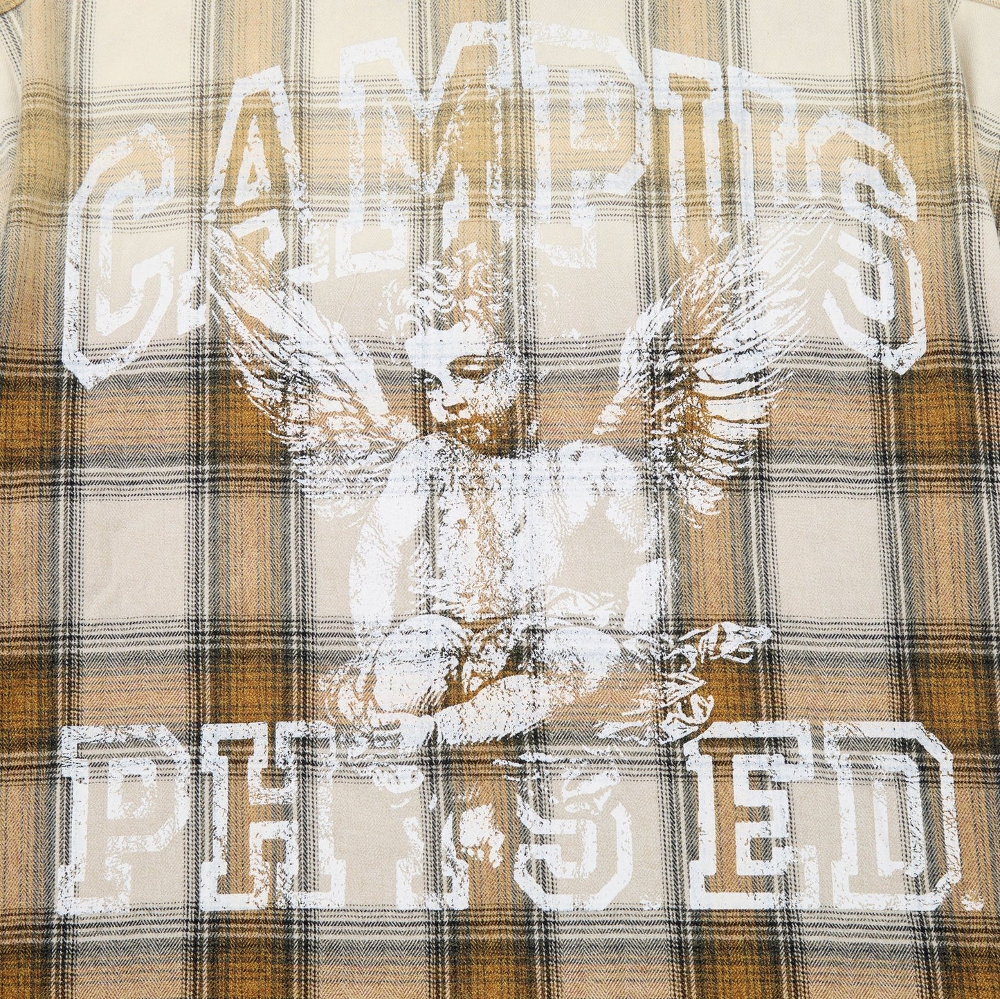 Campus Goods Saint Sun Fade Flannel from On Time Fashions – Shirt by Campus Goods, Birmingham AL’s 1 fashion store and premier destination for streetwear, suits, kids fashion, and big & tall