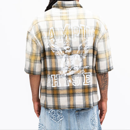 Campus Goods Saint Sun Fade Flannel from On Time Fashions – Shirt by Campus Goods, Birmingham AL’s 1 fashion store and premier destination for streetwear, suits, kids fashion, and big & tall