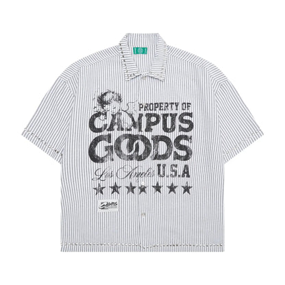Campus Goods Seraph Stripe Button-Up by Campus Goods