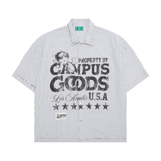 Campus Goods Seraph Stripe Button-Up by Campus Goods