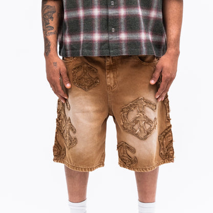 Campus Goods Truce Jorts from On Time Fashions – Shorts by Campus Goods, Birmingham AL’s 1 fashion store and premier destination for streetwear, suits, kids fashion, and big & tall