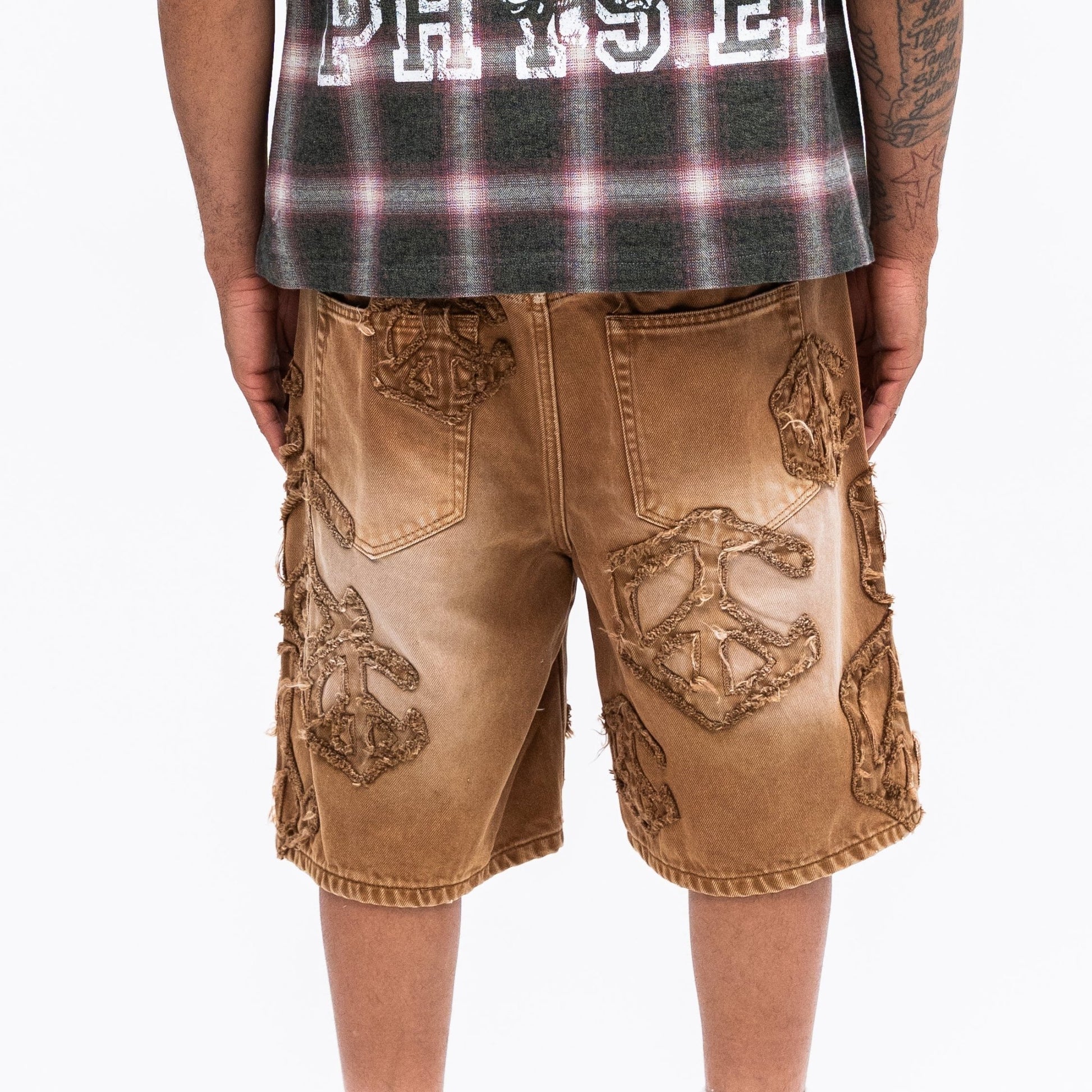Campus Goods Truce Jorts from On Time Fashions – Shorts by Campus Goods, Birmingham AL’s 1 fashion store and premier destination for streetwear, suits, kids fashion, and big & tall