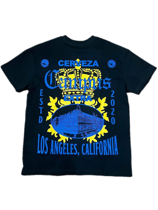 Cerveza Campus graphic tee, Los Angeles fashion, trendy streetwear available online or in-store.