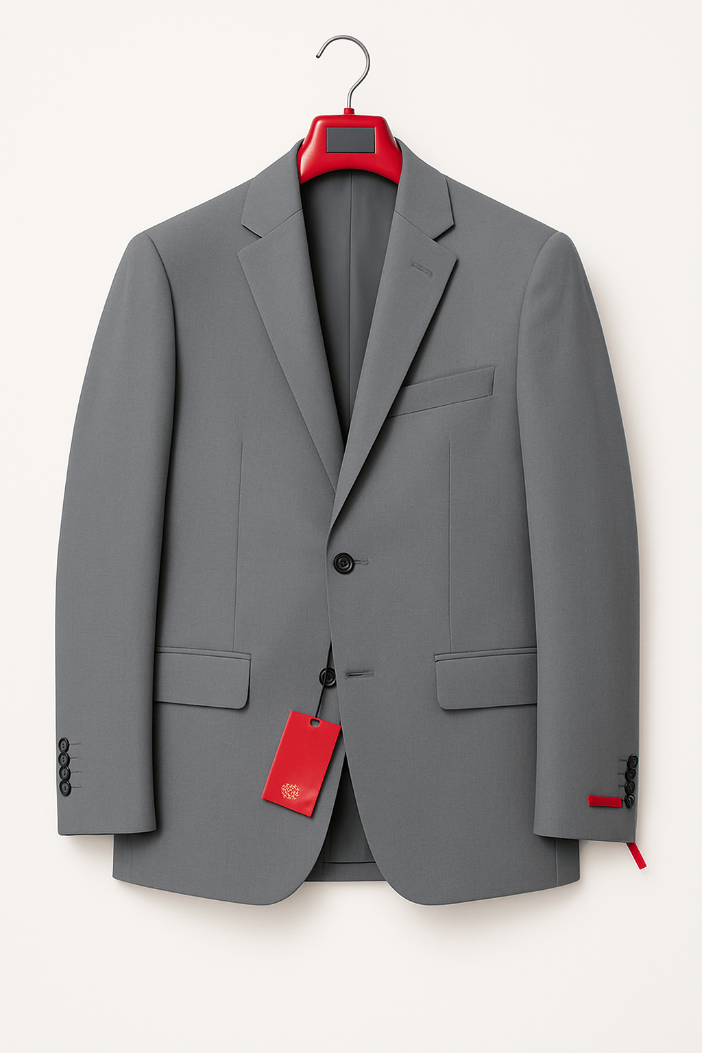 Celine By Statement solid grey suit for Birmingham weddings, shop online or pick up in-store for elegant style.