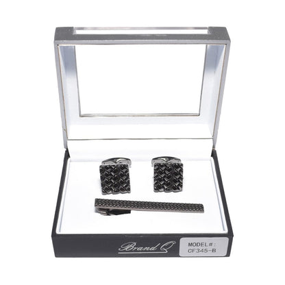 Brand Q Cufflinks and Tie Clip – CF345