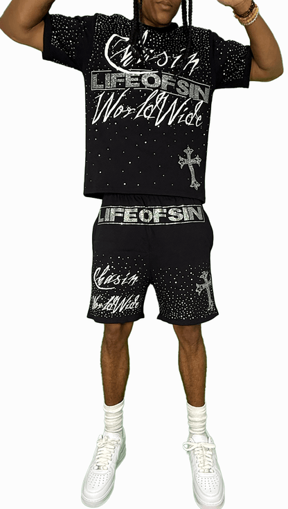 Chasin Worldwide Life of Sin Tee from On Time Fashions – Tee by On Time Fashions , Birmingham AL’s 1 fashion store and premier destination for streetwear, suits, kids fashion, and big & tall