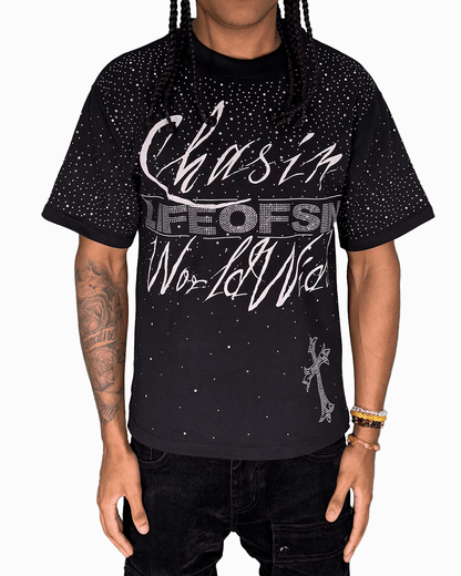 Chasin Worldwide Life of Sin Tee from On Time Fashions – Tee by On Time Fashions , Birmingham AL’s 1 fashion store and premier destination for streetwear, suits, kids fashion, and big & tall