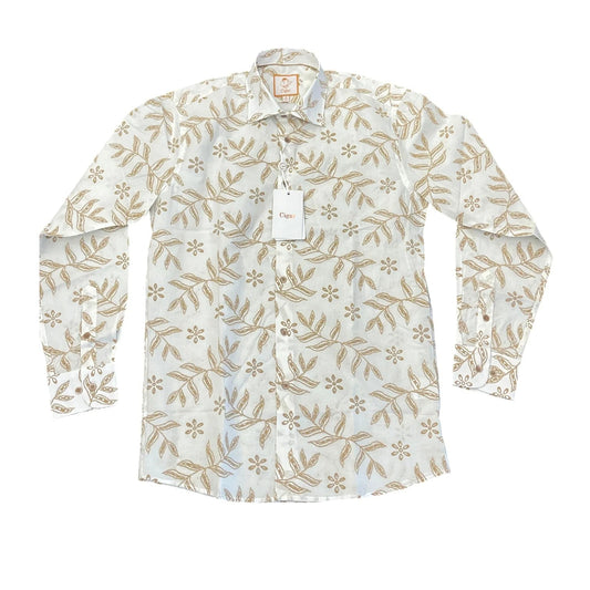 Cigar Couture Embroidered Shirt – S-5072 from On Time Fashions – Casual Shirt by Marenzio group Inc., Birmingham AL’s 1 fashion store and premier destination for streetwear, suits, kids fashion, and big & tall