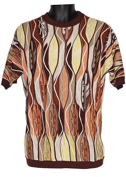 Cigar Couture Knit Crewneck Shirt – CR-1687 from On Time Fashions – Casual Shirt by Marenzio group Inc., Birmingham AL’s 1 fashion store and premier destination for streetwear, suits, kids fashion, and big & tall