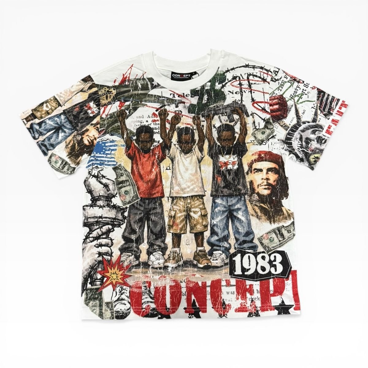 Concept LA Over Fear Tee from On Time Fashions – T-shirt by Concept LA, Birmingham AL’s 1 fashion store and premier destination for streetwear, suits, kids fashion, and big & tall