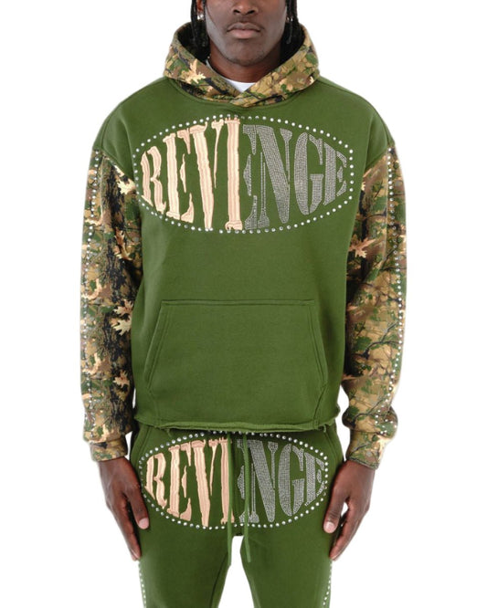 Copper Rivet Revenge Stacked Sweatsuit from On Time Fashions – Sweatsuit by Copper Rivet, Birmingham AL’s 1 fashion store and premier destination for streetwear, suits, kids fashion, and big & tall