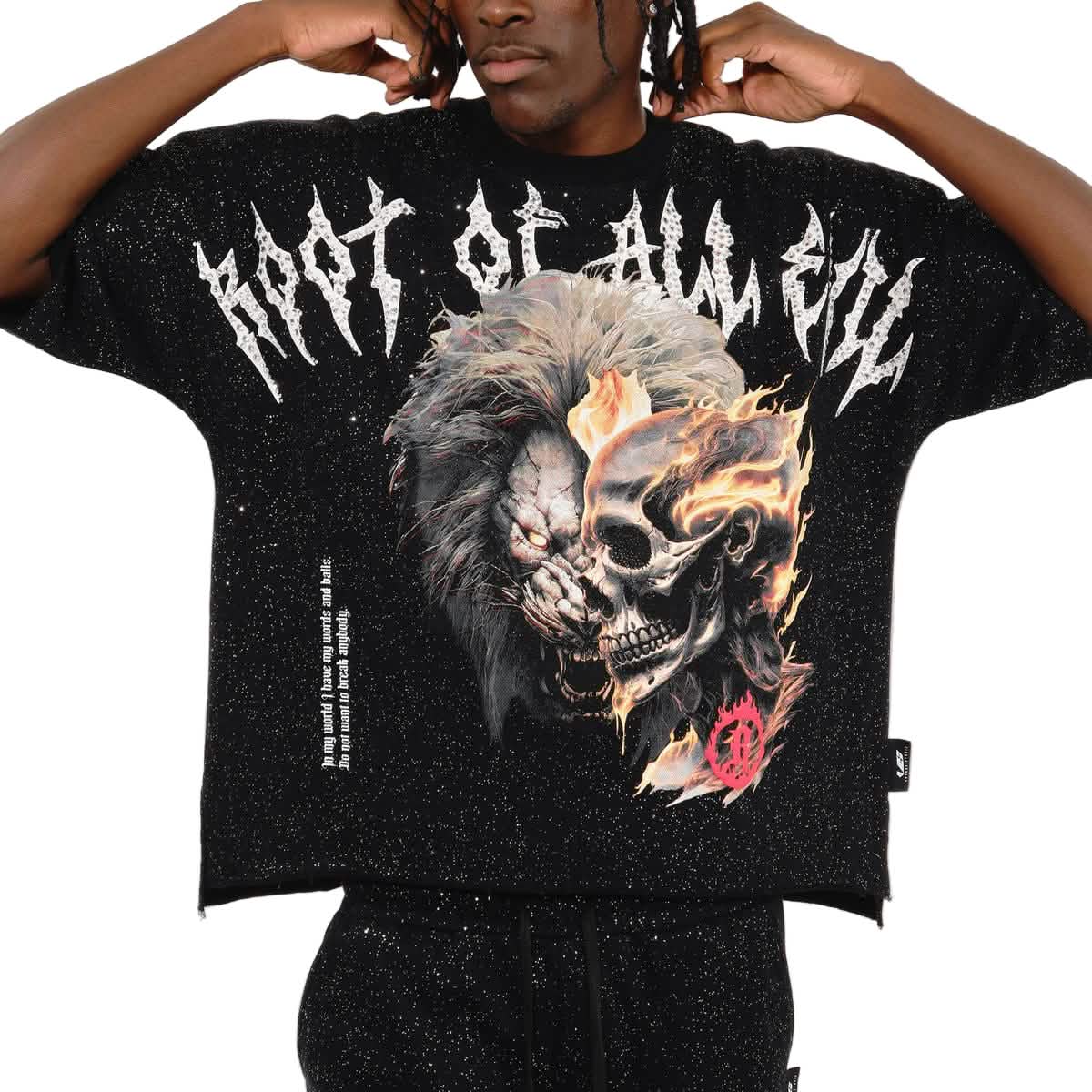 Copper Rivet Root of All Evil from On Time Fashions – tee by Copper Rivet, Birmingham AL’s 1 fashion store and premier destination for streetwear, suits, kids fashion, and big & tall