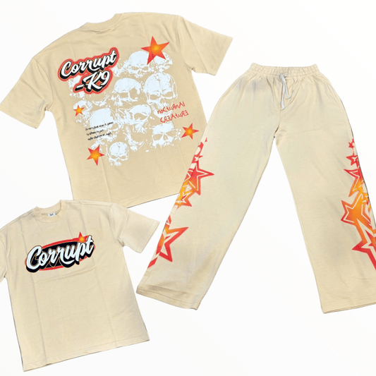 Corrupt K-9 No Glory Set from On Time Fashions – Streetwear Pants Set by Corrupt K-9, Birmingham AL’s 1 fashion store and premier destination for streetwear, suits, kids fashion, and big & tall