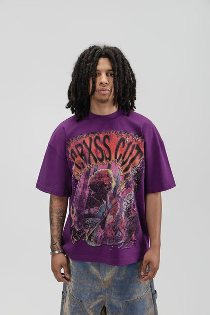 CRXSSCUT Electric Vision Tee from On Time Fashions – Graphic Tee by CRXSSCUT, Birmingham AL’s 1 fashion store and premier destination for streetwear, suits, kids fashion, and big & tall