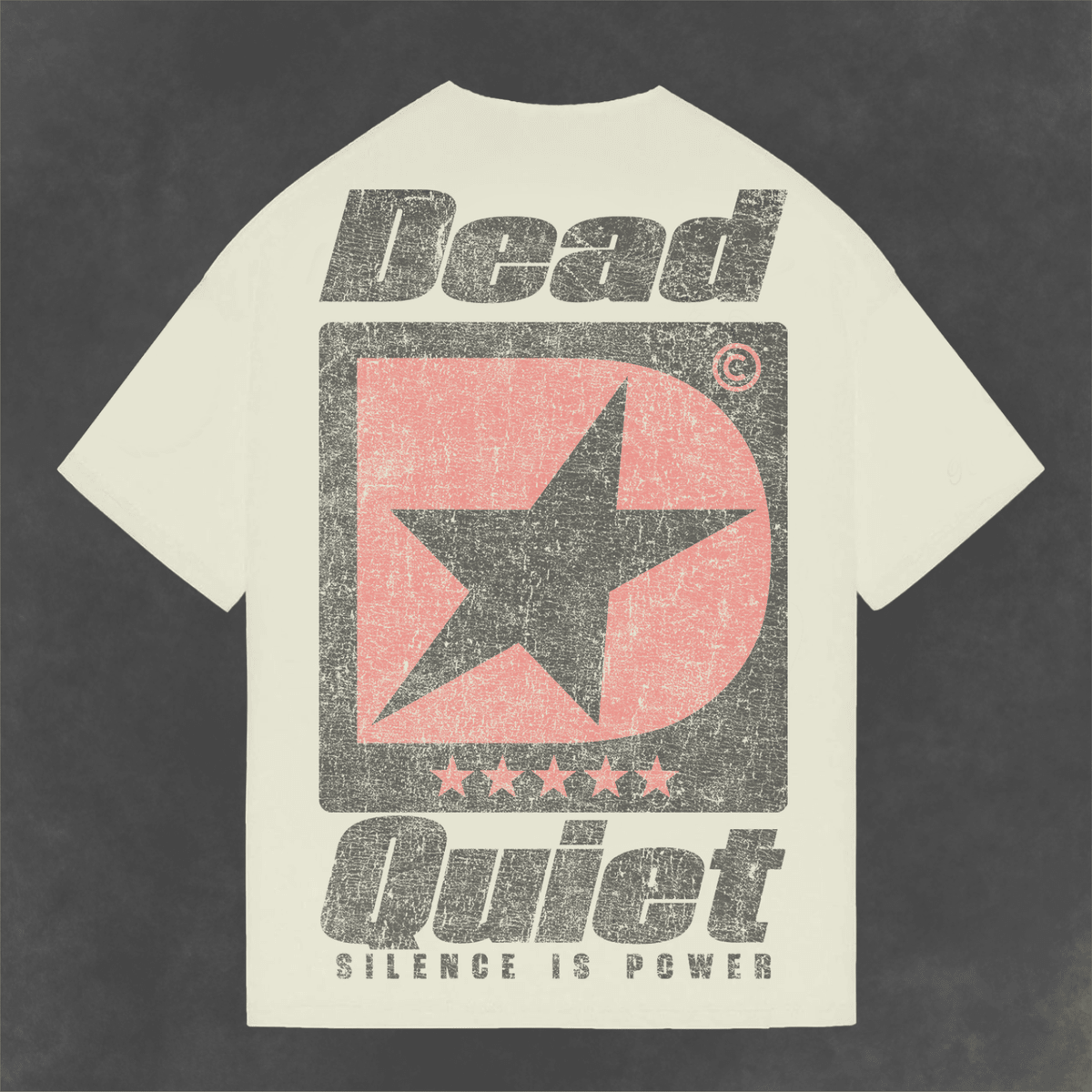 DEADQUIET Silence Is Power Tee by DEADQUIET
