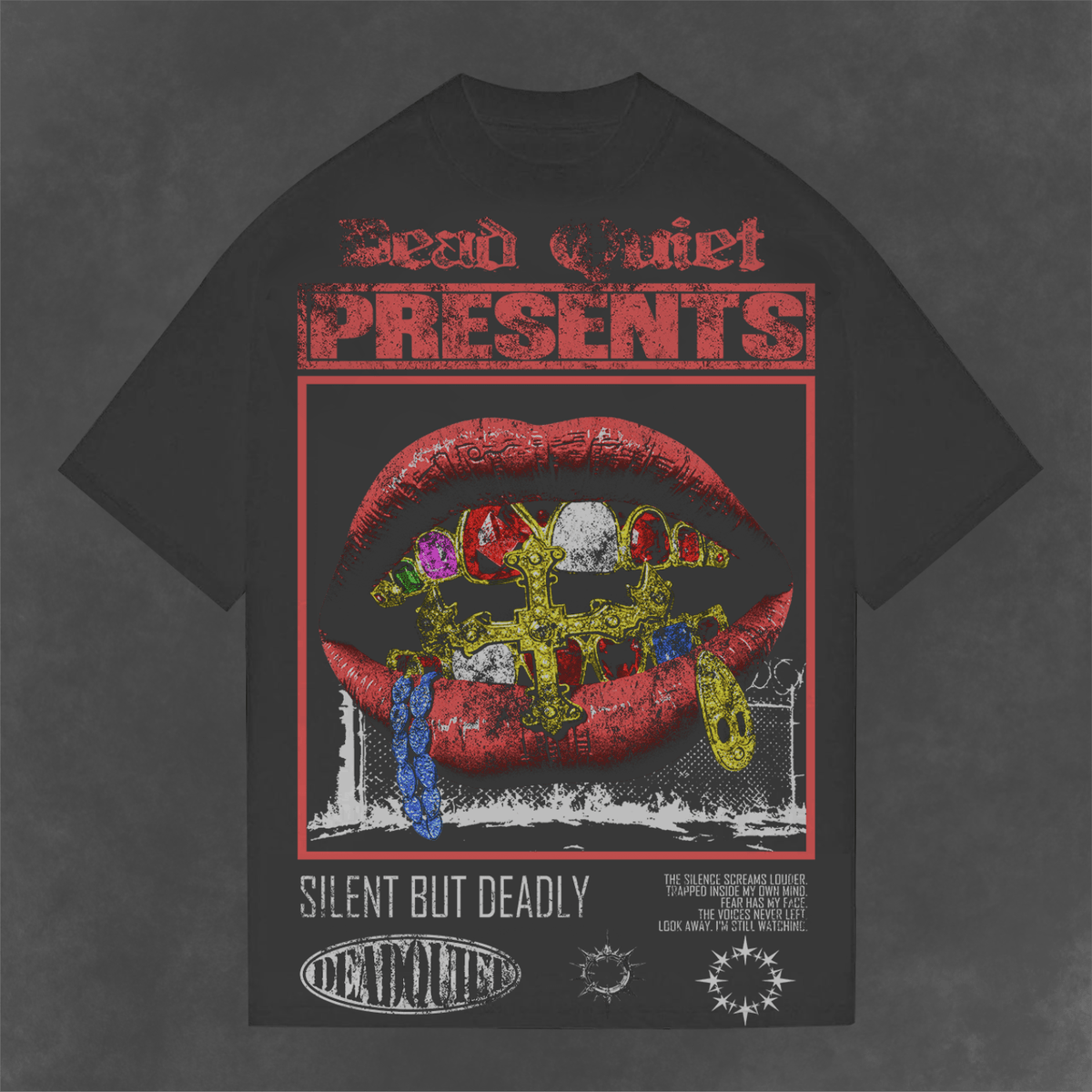 DEADQUIET Silent But Deadly Tee by DEADQUIET