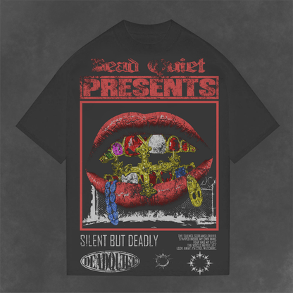 DEADQUIET Silent But Deadly Tee by DEADQUIET