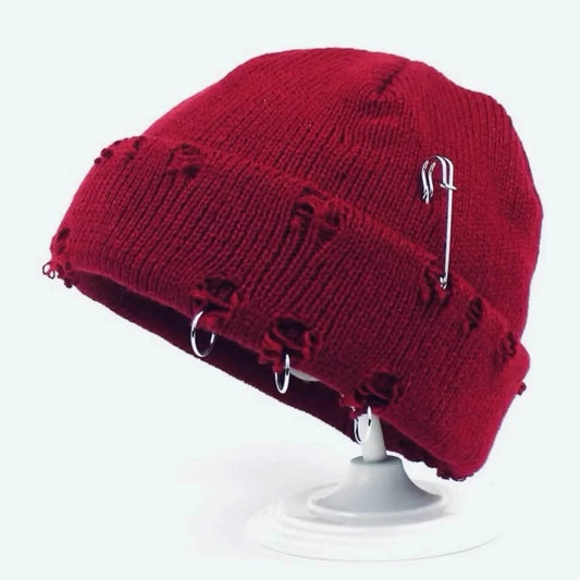 Distressed Beanie from On Time Fashions – Beanie by On Time Fashions , Birmingham AL’s 1 fashion store and premier destination for streetwear, suits, kids fashion, and big & tall