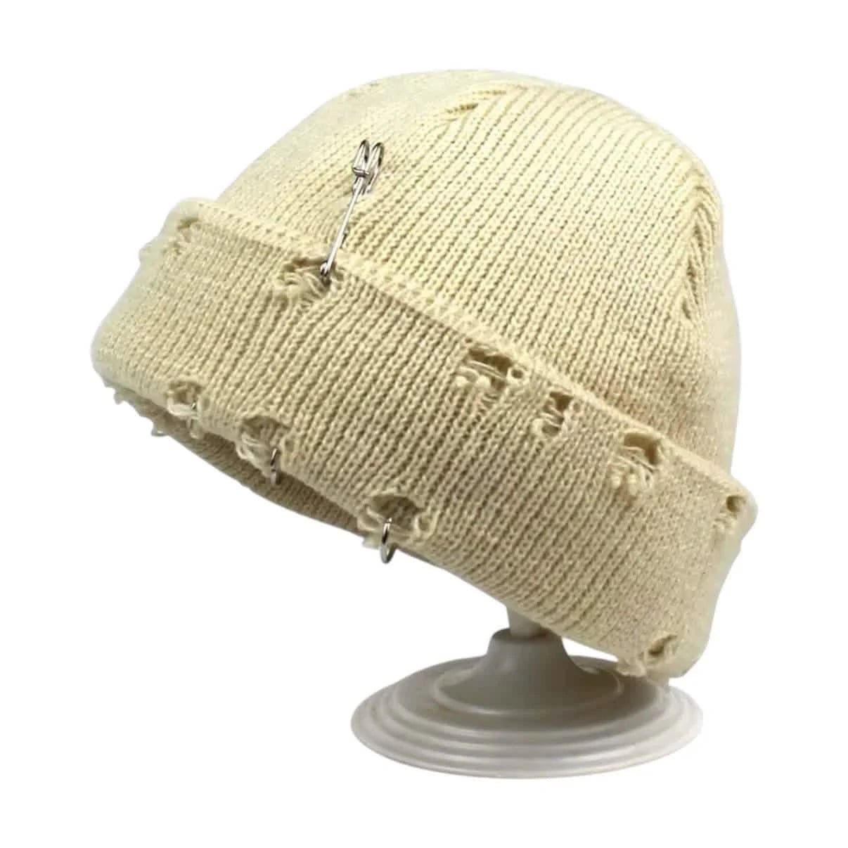 Distressed Beanie from On Time Fashions – Beanie by On Time Fashions , Birmingham AL’s 1 fashion store and premier destination for streetwear, suits, kids fashion, and big & tall