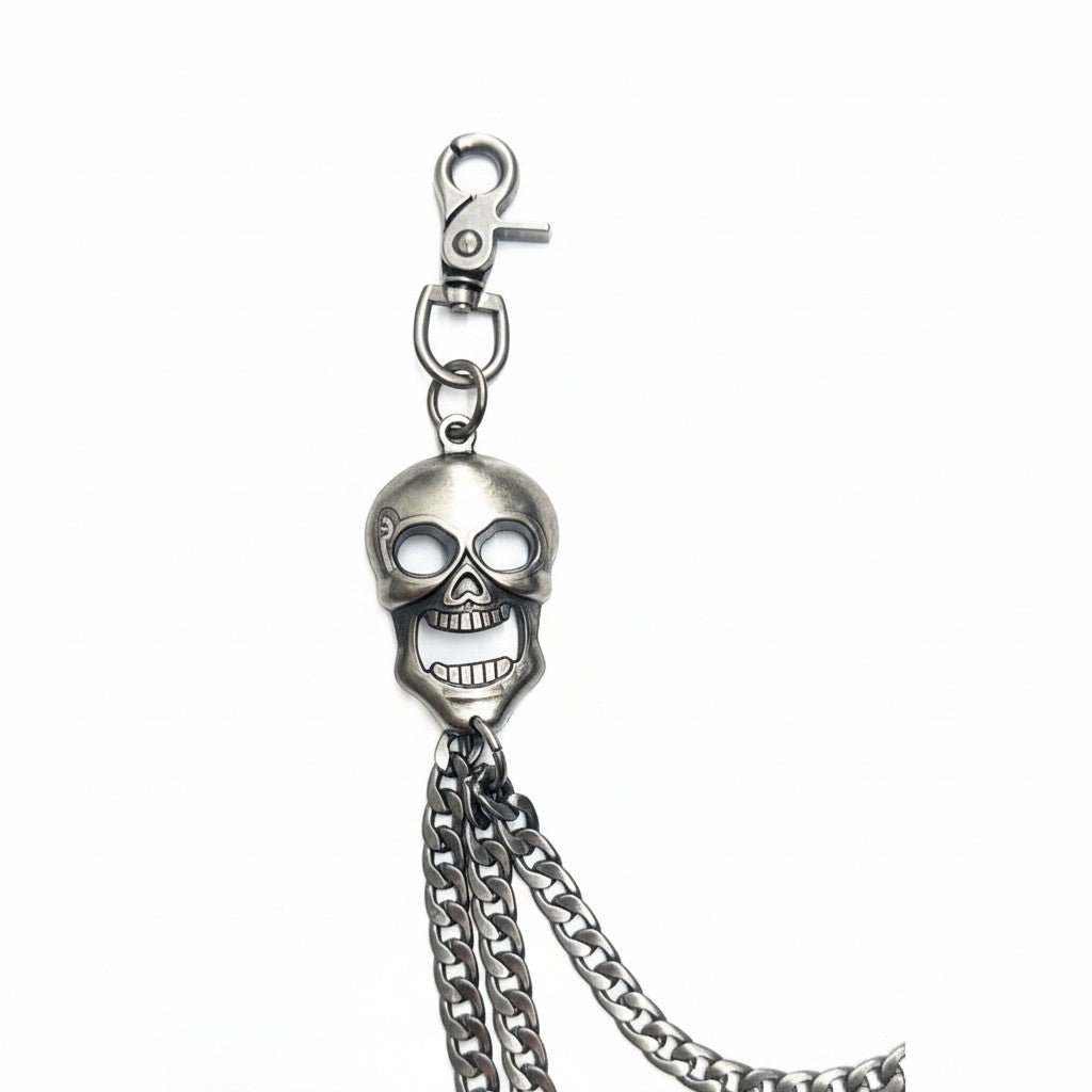 Drunz 3D Skull Wallet Chain from On Time Fashions – Jean Chain by Drunz, Birmingham AL’s 1 fashion store and premier destination for streetwear, suits, kids fashion, and big & tall
