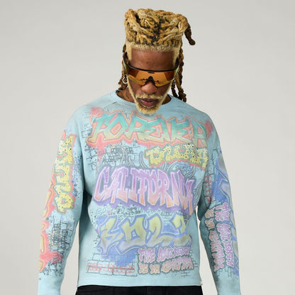 DUAA Art Long Sleeve from On Time Fashions – Long Sleeve Tee by DUAA, Birmingham AL’s 1 fashion store and premier destination for streetwear, suits, kids fashion, and big & tall