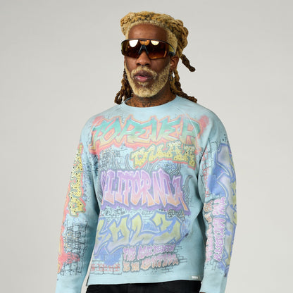 DUAA Art Long Sleeve from On Time Fashions – Long Sleeve Tee by DUAA, Birmingham AL’s 1 fashion store and premier destination for streetwear, suits, kids fashion, and big & tall