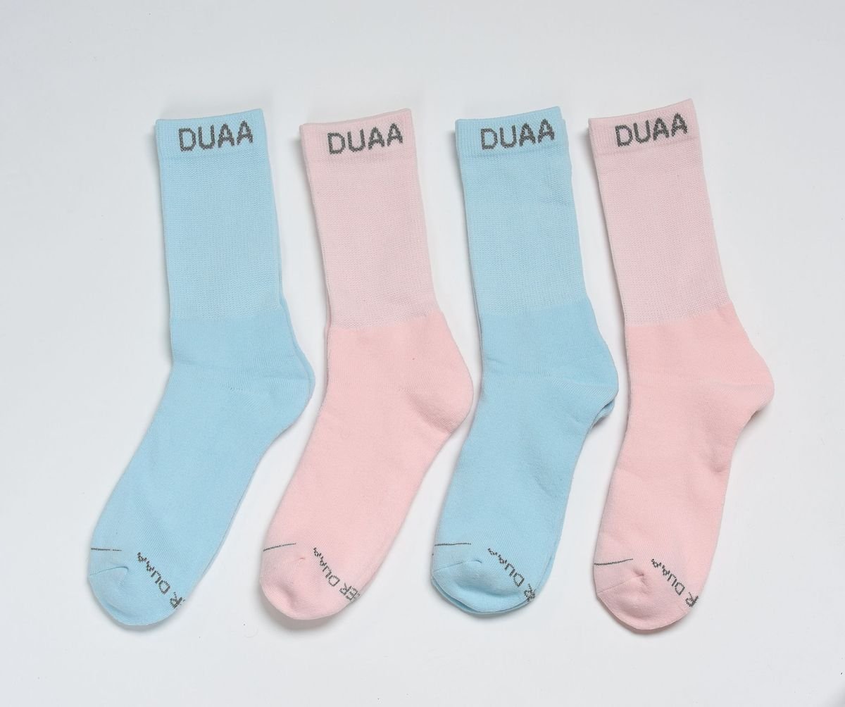 Duaa Candy Socks 4-Pack from On Time Fashions – Socks by DUAA, Birmingham AL’s 1 fashion store and premier destination for streetwear, suits, kids fashion, and big & tall